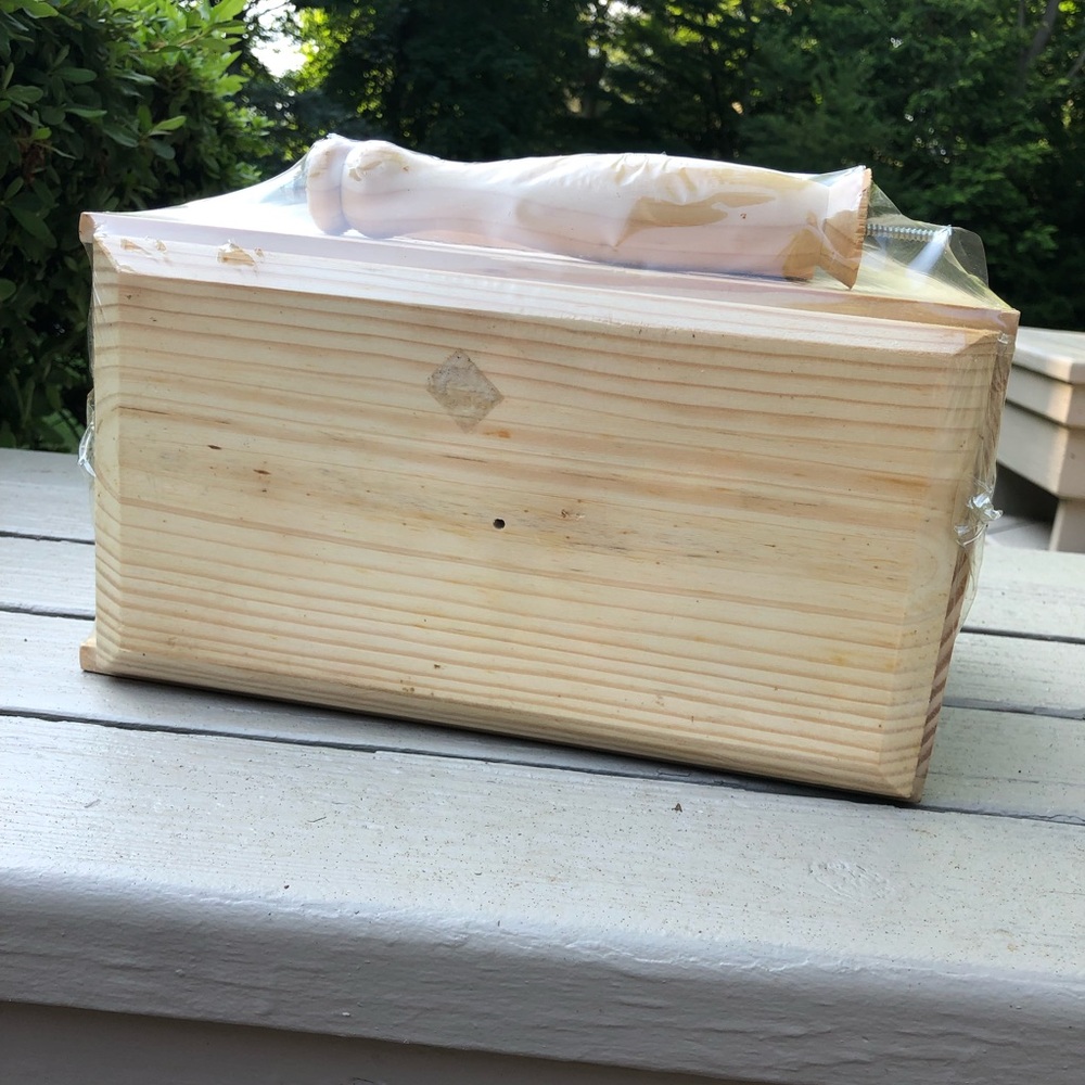 NWT DIY wood craft indoor standing mailbox - Picture 12 of 13
